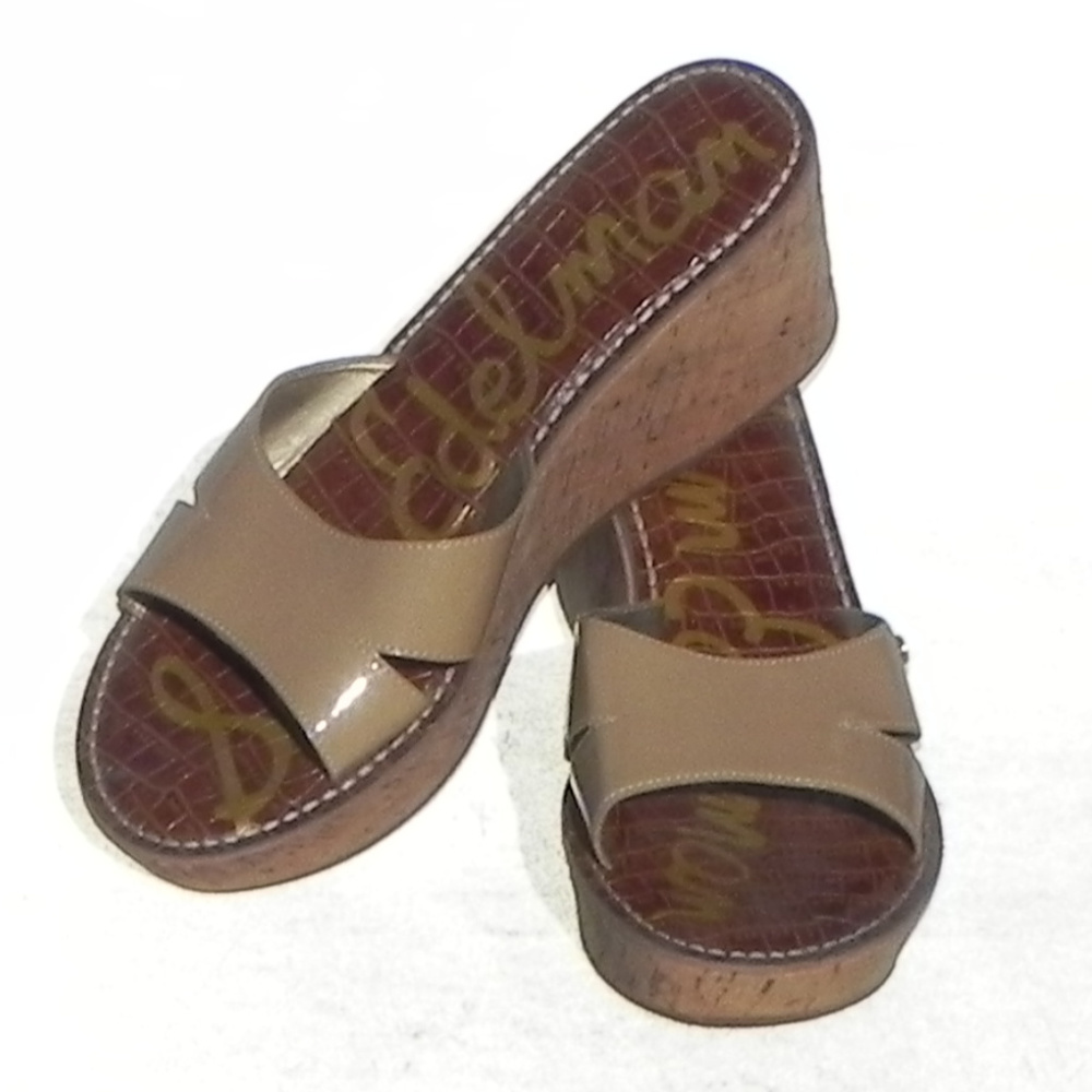 Sam Edelman Wedges, Tan, Size 10, Great Condition.